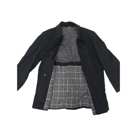 MADE IN ITALY 46R MEN BLAZER OVERCOAT CASHMERE VIRGIN WOOL BLEND - Picture 1 of 8